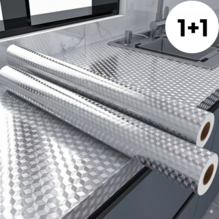 노아리스 주방 알루미늄 시트지, 2개