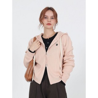 비버리힐스폴로클럽 여성 투웨이 스트링 니트 후드 집업 TK027