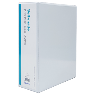 영오 투명 3공 D링 바인더 7cm, 10cm 백색 카다로그 바인더, 1개