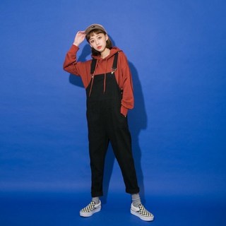 貝思奇 油漆工作牛仔吊帶褲 全新 時尚工作服 耐磨舒適 多口袋設計