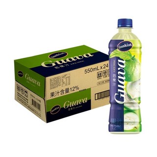 Sunkist 芭樂汁 果汁含量12%, 24, 550mL