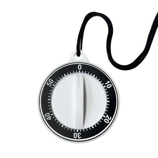 삼화 수동 태엽식 자석부착형 데시벨 타이머, 블랙, 1개