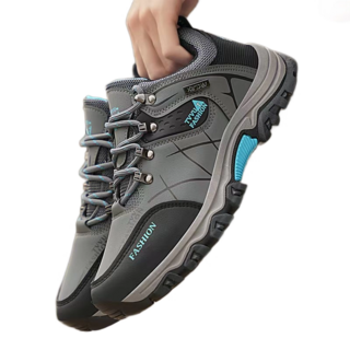 FvaBzon 남성용 아웃도어 등산화 미끄럼방지 내구성 워킹화