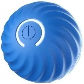 1Pc 대화형 자동 롤링 볼 장난감 - 개를 위한 중력 점프 기능이 있는 내구성 B 충전식 애완, 02 파란