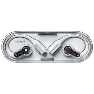 낫싱 이어 오픈 Ear (Open) 블루투스 이어폰 스포츠 오픈형 멀티포인트 런닝 이어폰 러닝 이어폰, 화이트