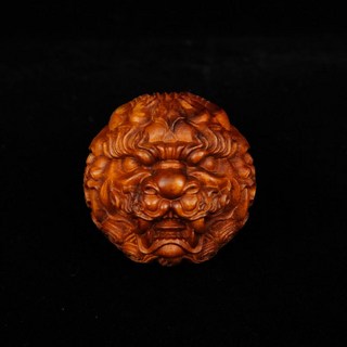 龍虎山雷擊棗木貔貅手把件 直徑4.5公分, 雷擊棗木貔貅球單獨1個