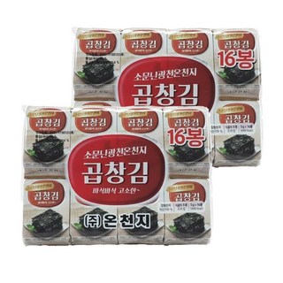 온천지 광천 곱창김 도시락김, 2개, 80g