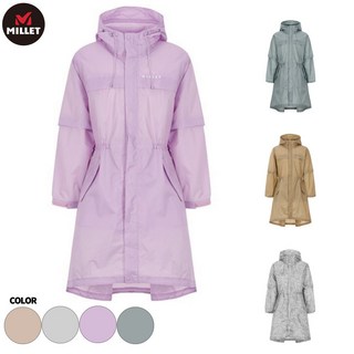 밀레 판초우의 남여공용 레인코트 등산 우천용품_JK, 스틸그레이(M1)