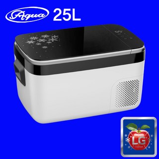 아쿠아하이텍 캠핑카 차량용 미니냉장고 냉동고 25L 이동식 휴대용 자동차 냉장고, 화이트
