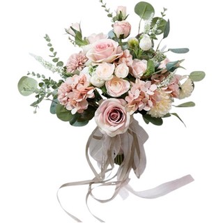 歐式浪漫捧花, 歐式浪漫粉捧花, 1個