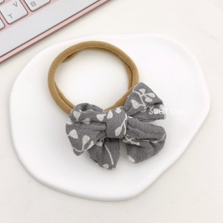 Sweet Twins 台灣現貨 夏日花卉純棉刺繡寶寶髮帶 嬰兒髮帶 新生兒髮帶 寫真髮帶 蝴蝶結髮飾 無痕髮帶