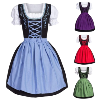 던들 독일전통의상 옥토버페스트 맥주 축제 원피스 코스튬