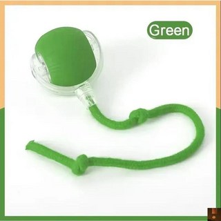 충전식 고양이 대화형 스마트 애완 동물 상호 작용 전기 공 물건 자동 롤링, 3. Rope-Green, 1개