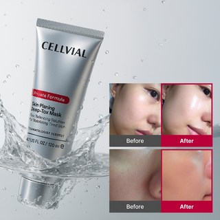 셀비엘 스킨플래닝 딥톡스 마스크 (빼독팩) / 모공관리/ 클렌징/ 노페물/ 묵은각질, 1개, 120ml