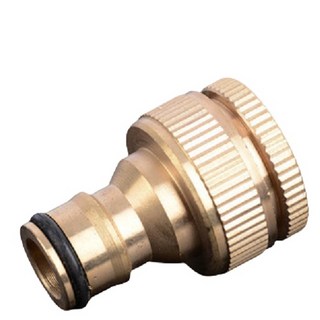 內牙標準奶嘴接頭 水管水龍頭快速連接配件 園藝澆花洗車必備, 1個, 純銅, 純銅