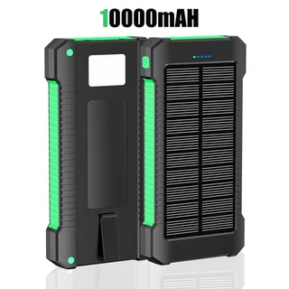 레노버 50000mAh 태양광 보조배터리 휴대용 대용량 초고속 충전 야외용 외장 ( 2026 호환), 06 Green 10000mAH