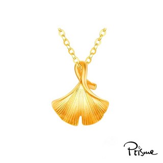 Prisme 999純金 Ginkgo葉造型黃金項鍊