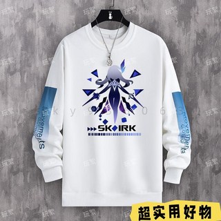 原神 絲柯克二次元長袖衛衣 男學生青少年百搭芙寧娜上衣服