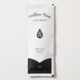 런칭기념 커피수 콜드브루 더치커피 원액 100포, 30g, 1개, 100개입