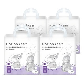 모모래빗 에코드라이 팬티형 기저귀 남여공용, 특대형(XL), 88매