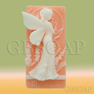 十二星座之天蠍座花仙子 香氛手工皂 採用英國Jo Malone 英國梨與小蒼蘭香味, 1個, 145g