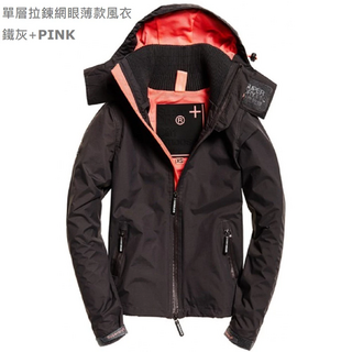 Superdry 女款輕薄透氣防風時尚風衣外套
