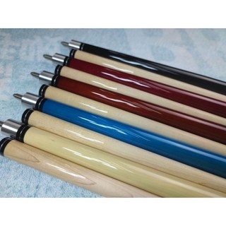 【國華撞球】公用撞球桿，楓木前截，直度絕佳，五色可選，撞球桌撞球桿撞球用品專賣店, 1個, 黑色