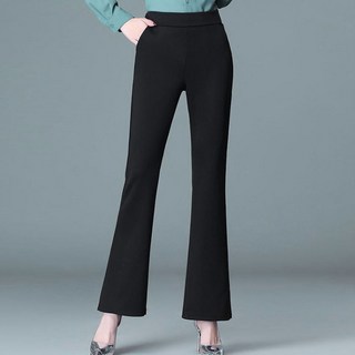 [1+1] 마마로 국산 여성 슬림핏 겨울 기모 부츠컷 팬츠 나팔바지 2장