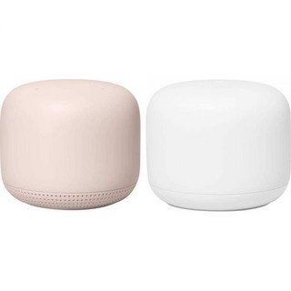 Google Nest WiFi - AC2200 (2세대) 라우터 및 추가 액세스 포인트 메시 Wi-Fi 시스템 ( 샌드), 2팩_샌드, 2개