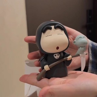 蠟筆小新 死神造型公仔 擺件 潮玩模型, 1個, 死神小新-7cm