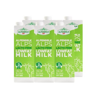 알펜밀크 알프스 소화가 잘되는 락토프리 1.5% 저지방 우유 오스트리아 멸균우유, 6개, 1L