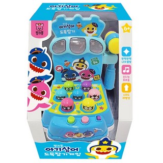 핑크퐁碰碰狐 Baby Shark 敲打玩具 兒童益智互動遊戲, 藍色, 1個