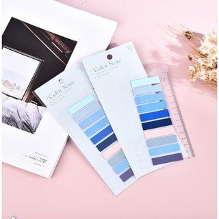 莫蘭迪色 螢光透明標籤貼 防水PET 便條紙 可重複黏貼, 1個, 標籤貼紙-星辰大海 200張