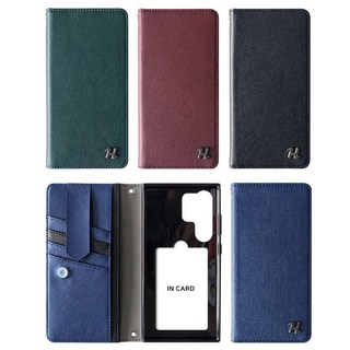 갤럭시S25 FE 케이스 SM-S731 천연가죽 엣지카드 플립 지갑형(카드/지폐)수납 소가죽 다이어리