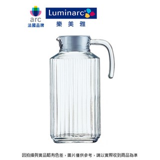 法國樂美雅 克得果汁壺 1700cc 連文餐具 水壺 冷水壺 玻璃壺, 1個, 透明