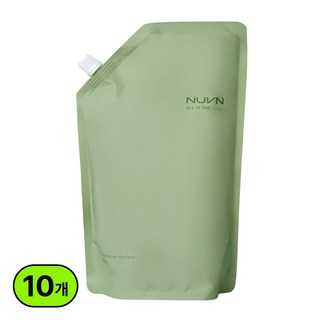 누븐 냄새삭제 올인원 섬유 룸 스프레이 리필, 10개, 950ml