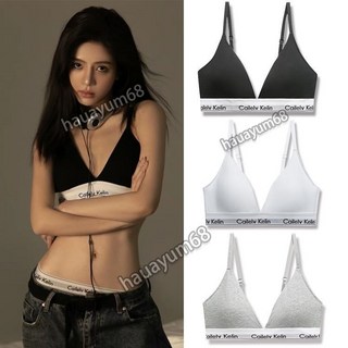 美國代購内衣内裤一套兩件裝，引力帶系列三角杯運動內衣，可拆卸胸墊，舒適運動內褲, 運動款黑色（内衣内褲兩件組）現貨速發,M=34ABC/75ABC（參考尺寸表