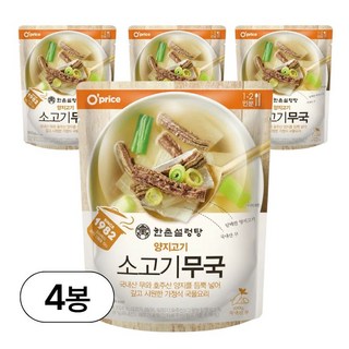 오프라이스X한촌설렁탕 소고기무국, 4개, 500g
