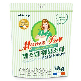 맘스럽 워싱소다 탄산소다 초강력 세탁보조제 100% 탈취인증, 5kg, 1개