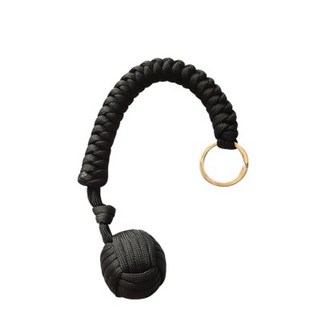 매듭 전술 펜던트 몽키피스트 열쇠고리 호신용, 1세트, 08.뉴스타일 검정