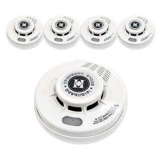 한국소방자재 광전식 단독형감지기 5개 세트