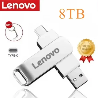 Lenovo 16TB USB 3.2 펜 드라이브 8TB 고속 전송 금속 휴대용 SSD Pendrive Cle U 디스크 플래시 Memoria 4