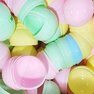 (전체불투명) 뽑기 캡슐 모임 동호회 추첨 볼 뽑기 캡슐토이 onl+573kL, 전체불투명 캡슐 세트_60mm불 파스텔그린