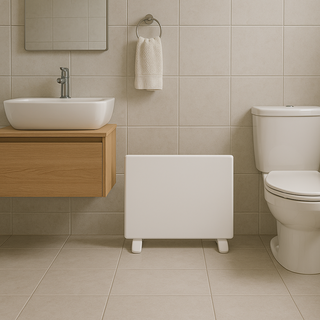 [무풍 무소음]데일리비아 우주 컨벡션히터 화장실히터 온풍기 히터 욕실 가정 사무실 온열기, 화이트, B타입/1500W