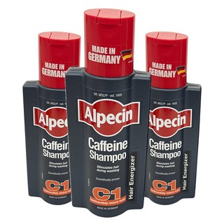 알페신 카페인 샴푸 C1, 250ml, 3개