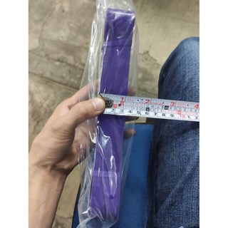 多功能環狀阻力彈力繩組，瑜珈健身必備，輕巧便攜，多種阻力選擇, 1個, 4.紫色-寬320mm-85磅