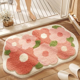 라부라카 10가지 패턴 예뻐 흡수력좋은 욕실 발매트 부드러운 논슬립 주방매트 화장실 발매트 프리미엄 현관매트, 7번