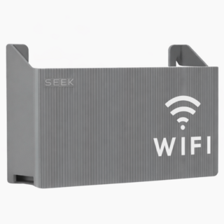 lucea 벽걸이 선반 셋톱박스 정리 거치대, 1개, 그레이