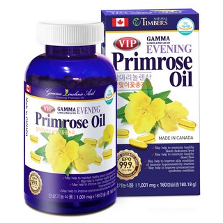 [네추럴팀버스] 캐나다직수입 VIP 감마리놀렌산 달맞이꽃종자유 (1001mg * 180캡슐) 'Evening Primrose Oil', 1개, 180정