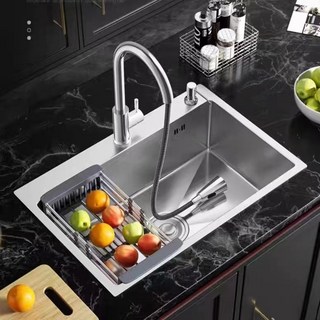 AIDU 주방 304 스테인리스 사각싱크볼